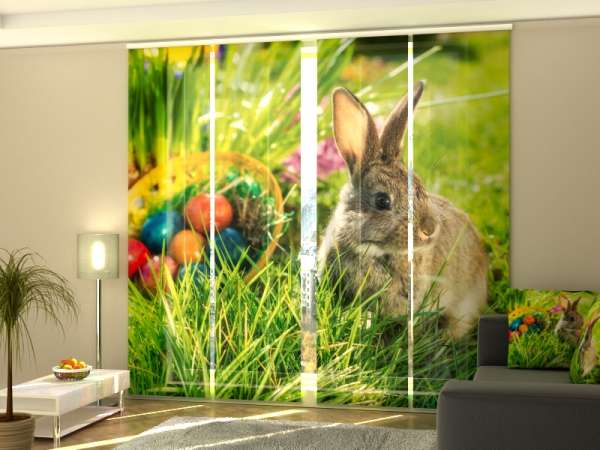 Schiebegardine (1-4 tlg.) OSTERHASE