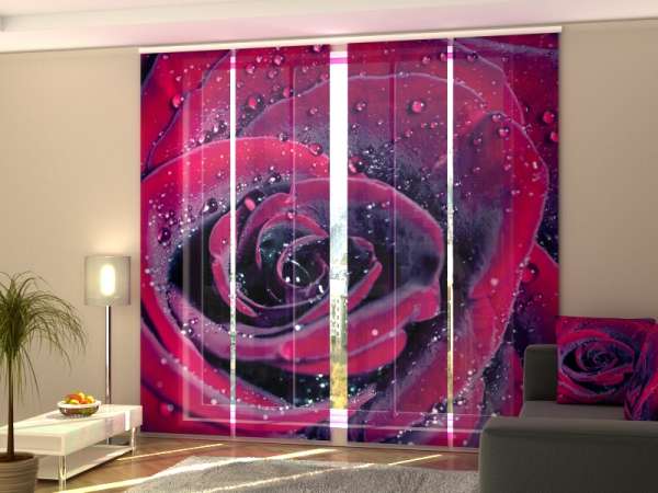 Schiebegardine (1-4 tlg.) ROSE DER LIEBE