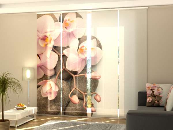 Schiebegardine (1-4 tlg.) ORCHIDEEN VON WIEN