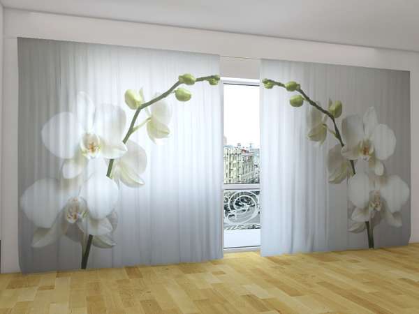 Panorama-Gardine: RIGA ORCHIDEE