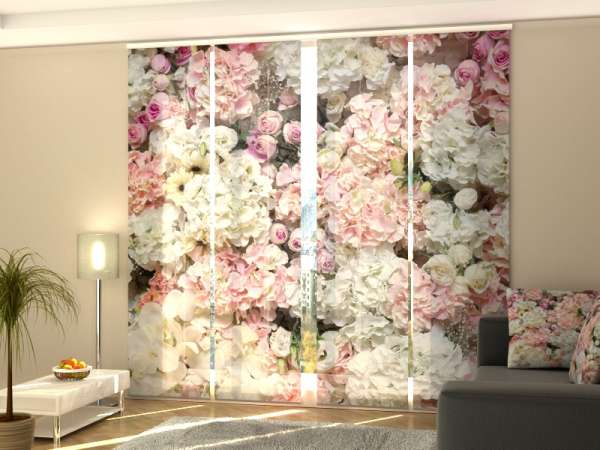 Schiebegardine (1-4 tlg.) BLUMENWAND